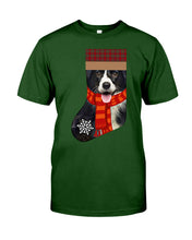 Load image into Gallery viewer, Santa Border Collie In Stock Gift For Dog Lovers Guys Tee
