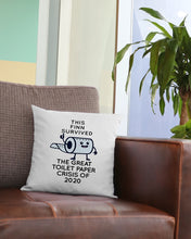 Load image into Gallery viewer, This Finn Survived The Great Toilet Paper Crisis Of 2020 Pillow Cover
