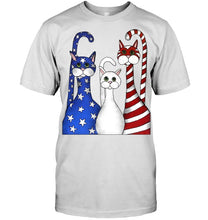 Load image into Gallery viewer, Cat Happy America  Independence's Day Special Custom Design Guys Tee
