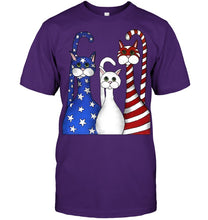 Load image into Gallery viewer, Cat Happy America  Independence's Day Special Custom Design Guys Tee
